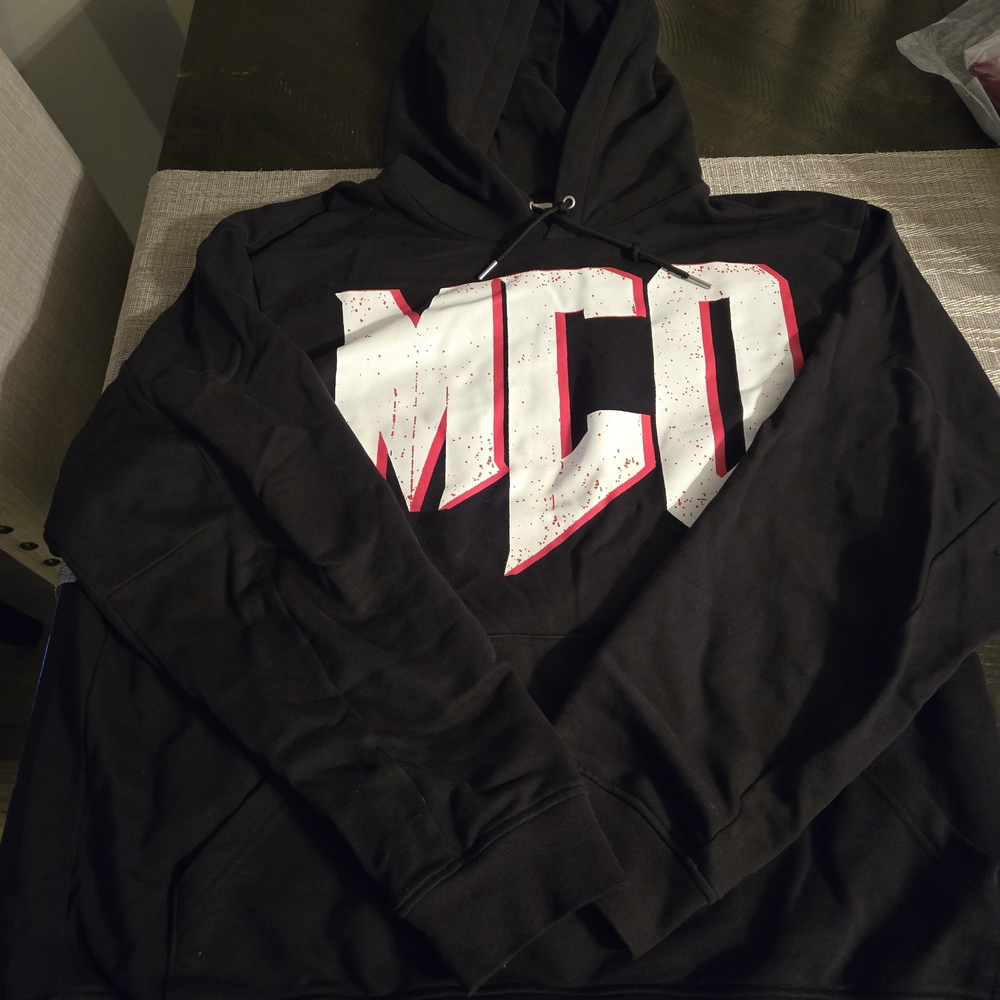 CO Black and White Graphic Hoodie